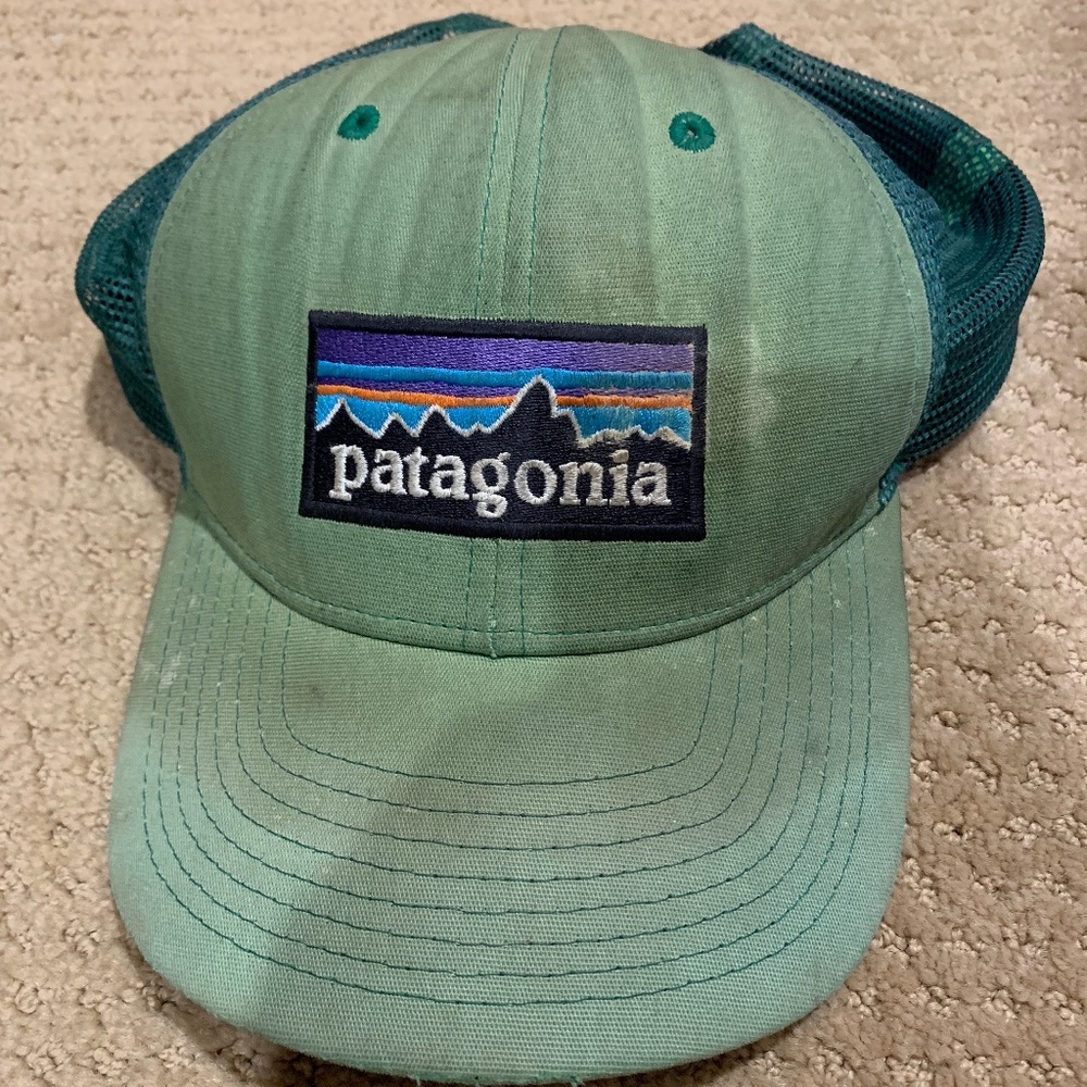 Vintage worn in Patagonia Trucker hat